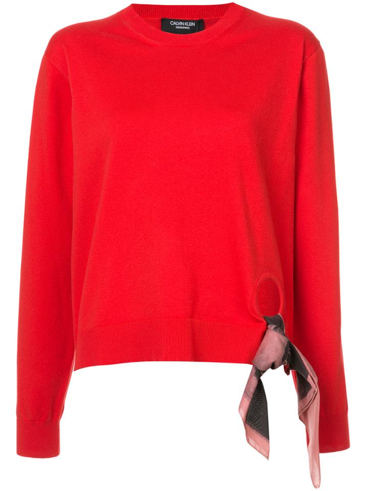 Calvin Klein 205w39nyc Bandana Sweater - Red