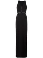 Alexander Wang Fishing Line Panel Gown, Women's, Size: 4, Black, Polyester/spandex/elastane/triacetate