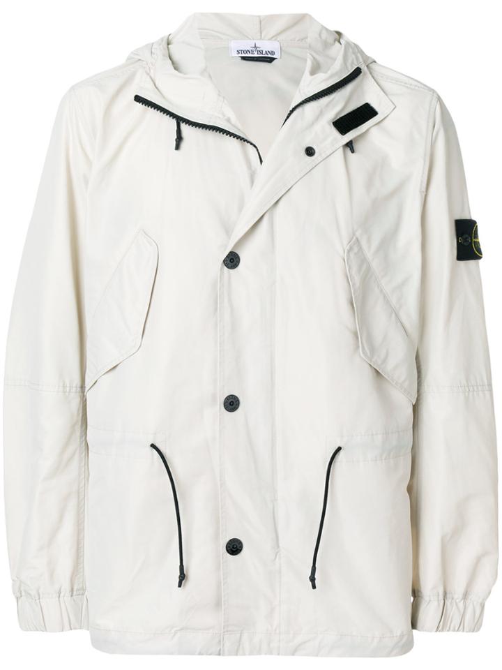 Stone Island Micro Reps Hooded Jacket - Nude & Neutrals