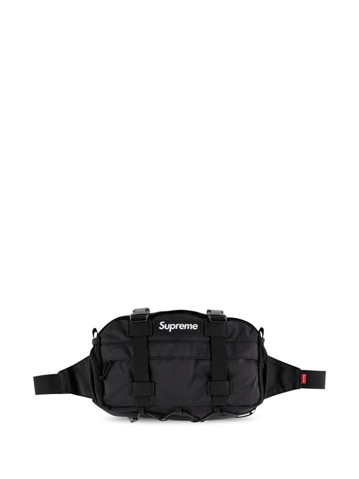 Supreme Logo Waist Bag Fw19 - Black