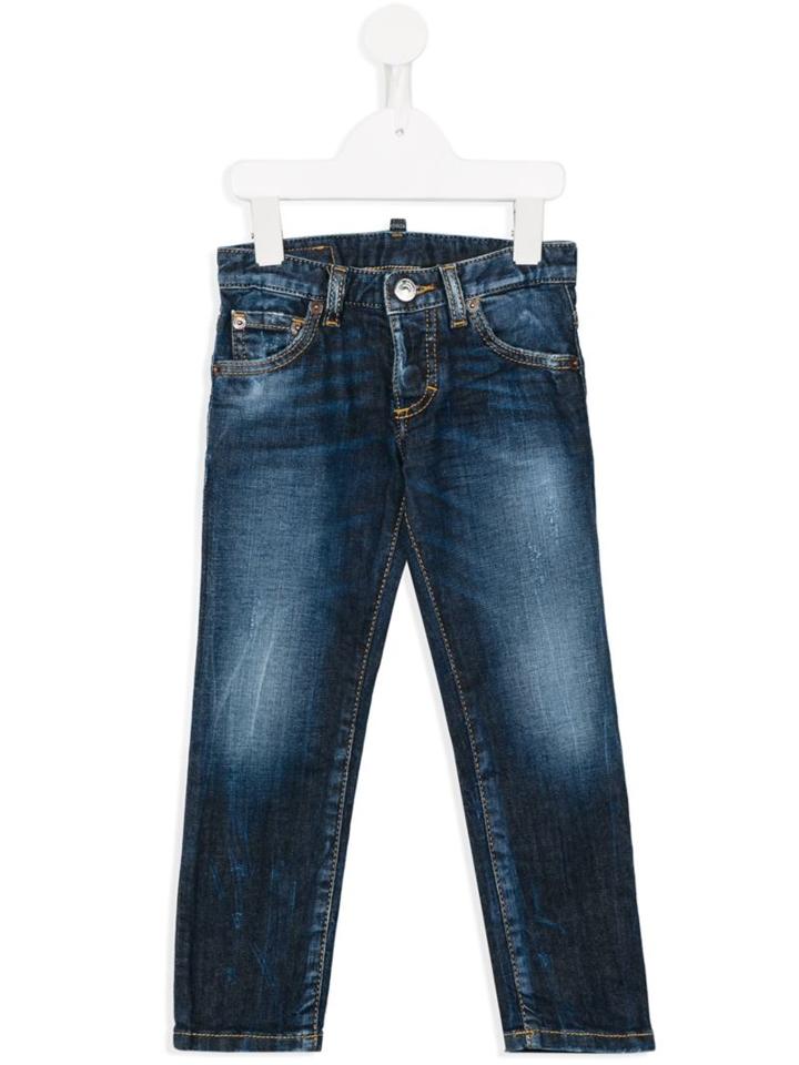 Dsquared2 Kids 'clement' Jeans, Boy's, Size: 12 Yrs, Blue