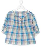 Morley - Bombay-madras Blouse - Kids - Cotton/polyurethane - 3 Yrs, Blue