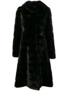 Liska Valencia Hooded Coat - Black