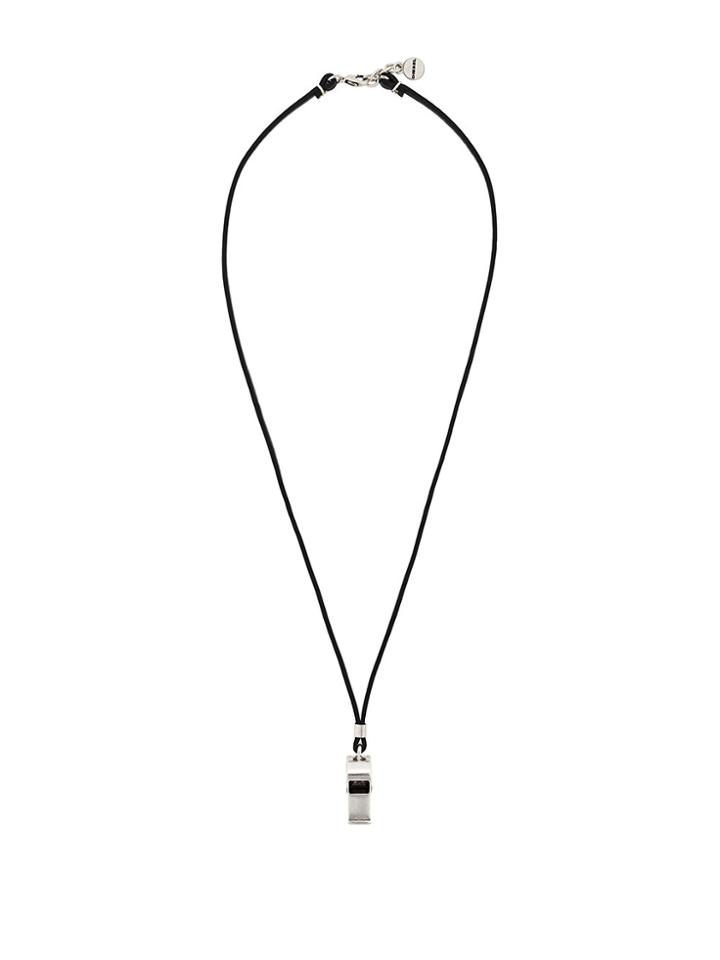 Diesel Whistle Necklace - Black