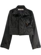 Ottolinger Oversized Cropped Jacket - Black