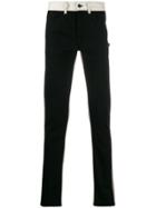 Marcelo Burlon County Of Milan Patchwork Slim Jeans - Black