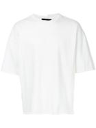 Halfman - Half Sleeve T-shirt - Men - Cotton - L, White, Cotton