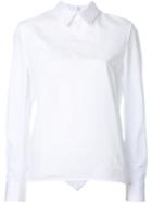 Golden Goose Deluxe Brand Ruffled Back Shirt, Women's, Size: Large, White, Cotton