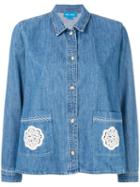 Mih Jeans - Lace Vintage Shirt - Women - Cotton - S, Blue, Cotton