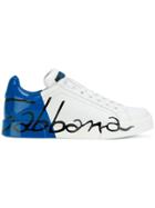 Dolce & Gabbana Logo Print Sneakers - White