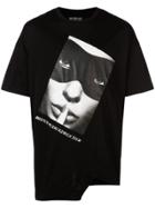 Mostly Heard Rarely Seen Litton Split Hem T-shirt - Black