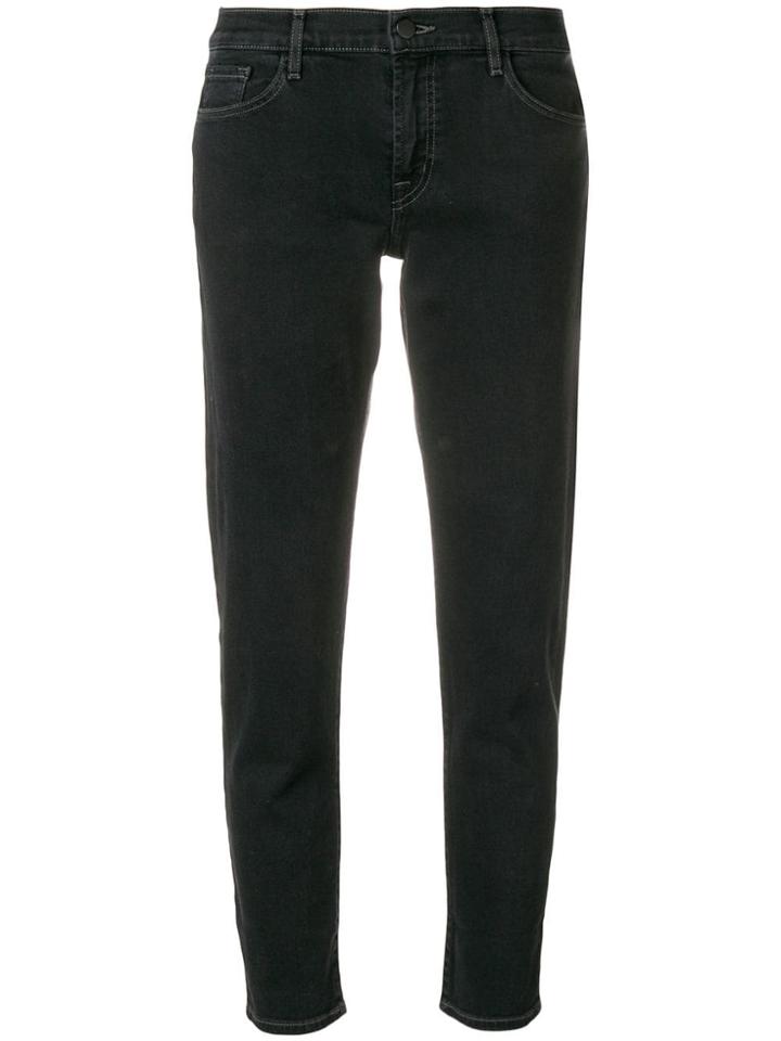 J Brand Slim Fit Straight Jeans - Black