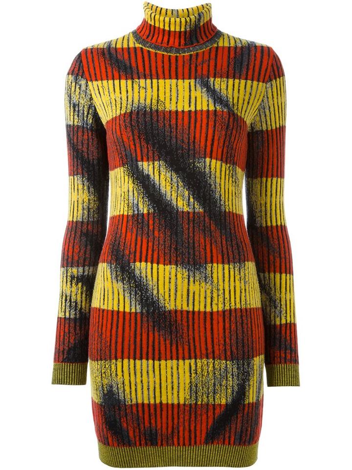 Moschino Trompe L'oeil Turtleneck Dress