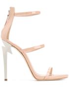 Giuseppe Zanotti G-heel Sandals - Neutrals