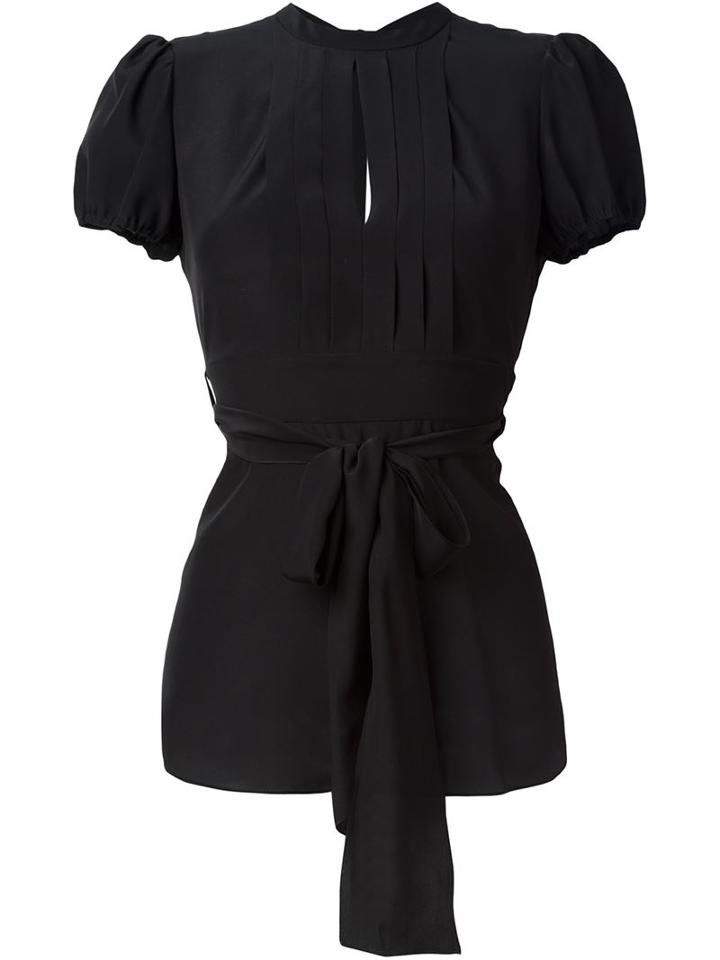 Red Valentino Pleated Blouse