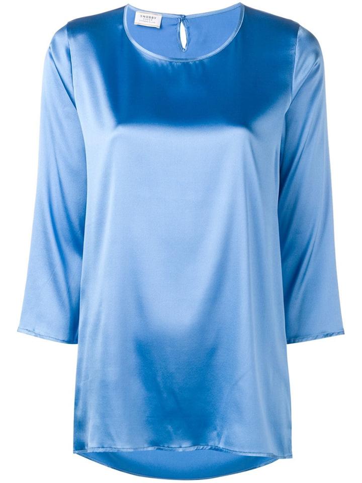 Snobby Sheep Long Sleeved Blouse - Blue