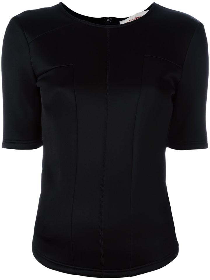 A.f.vandevorst Stitch Detail T-shirt - Black