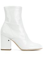 Laurence Dacade Chunky Heel Ankle Boots - White