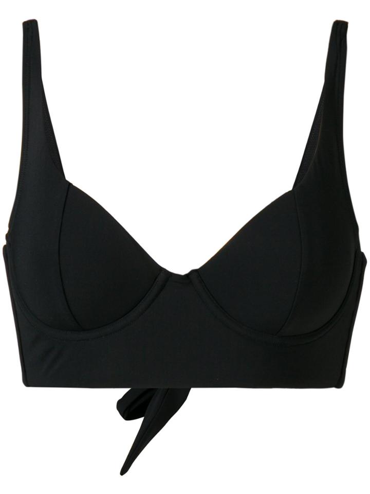 Tory Burch Balcony Bikini Top - Black