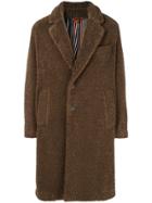 Barena Boxy Textured Coat - Brown