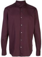 Ermenegildo Zegna Plain Long-sleeved Shirt - Purple