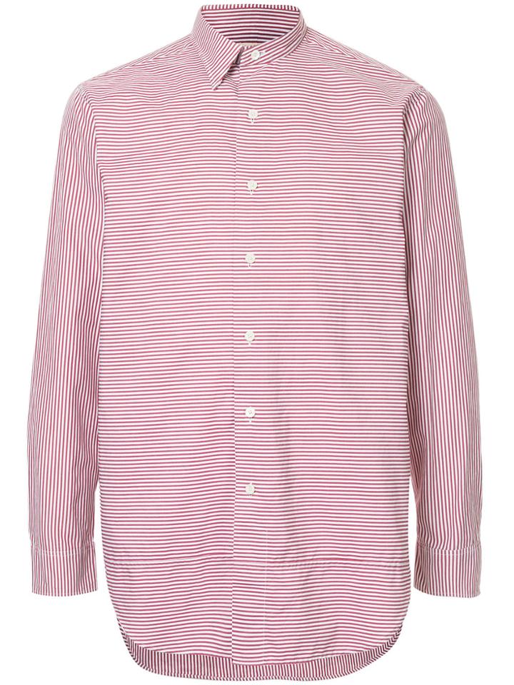 Kent & Curwen Striped Fitted Shirt - Red