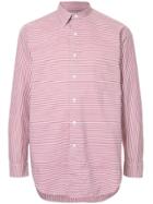 Kent & Curwen Striped Fitted Shirt - Red
