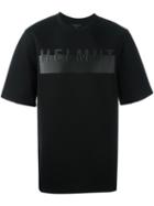 Helmut Lang Logo Print T-shirt, Men's, Size: Medium, Black, Modal