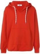Msgm Oversize Hoodie - Red