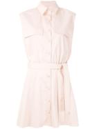 Gloria Coelho Mini Shirt Dress - Pink