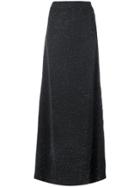 Faith Connexion Long Side Slit Skirt - Black