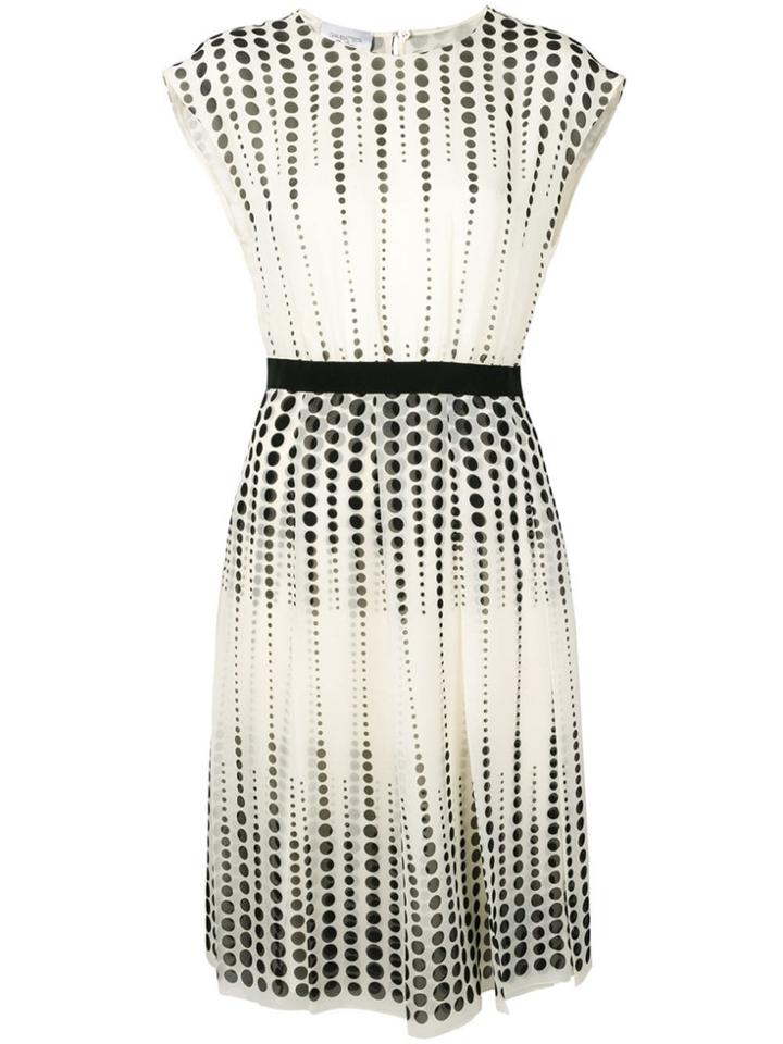 Giambattista Valli Circle Print Dress - Neutrals