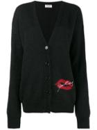 Saint Laurent - Slow Kissing Cardigan - Women - Polyamide/mohair/wool - Xs, Black, Polyamide/mohair/wool