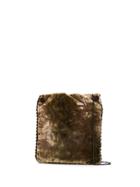 Prada Pre-owned 1990's Velvet Effect Shoulder Bag - Green