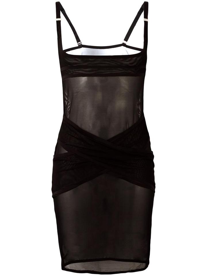 Maison Close 'mise A Nu' Naked Dress, Women's, Size: Large, Black, Polyamide/spandex/elastane