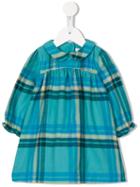 Knot - 'hubble' Check Dress - Kids - Cotton - 36 Mth, Blue