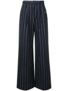 Études Transition Flare Trousers - Blue