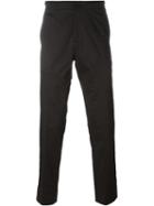 Helmut Lang Tapered Trousers, Men's, Size: 33, Black, Cotton/spandex/elastane