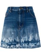 Saint Laurent Fade Effect Skirt - Blue