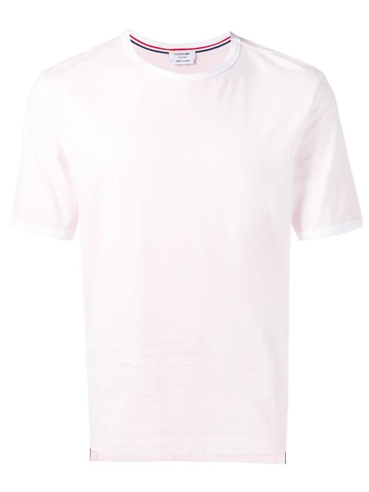 Thom Browne Jersey Ringer Tee - Pink