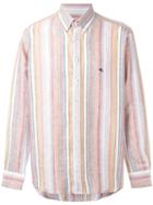 Etro - Striped Shirt - Men - Linen/flax - 40, Linen/flax