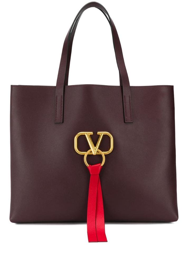 Valentino Valentino Garavani Large Vring Shopper Tote - Red