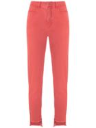 Mara Mac Cropped Skinny Trousers - Pink