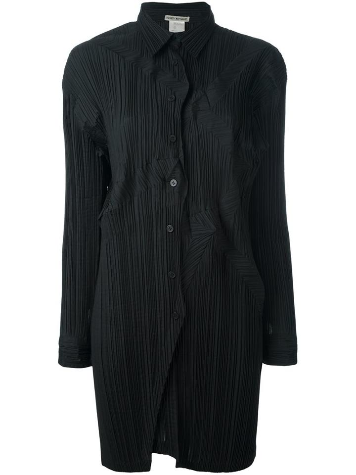 Issey Miyake Vintage Pleated Shirt Dress