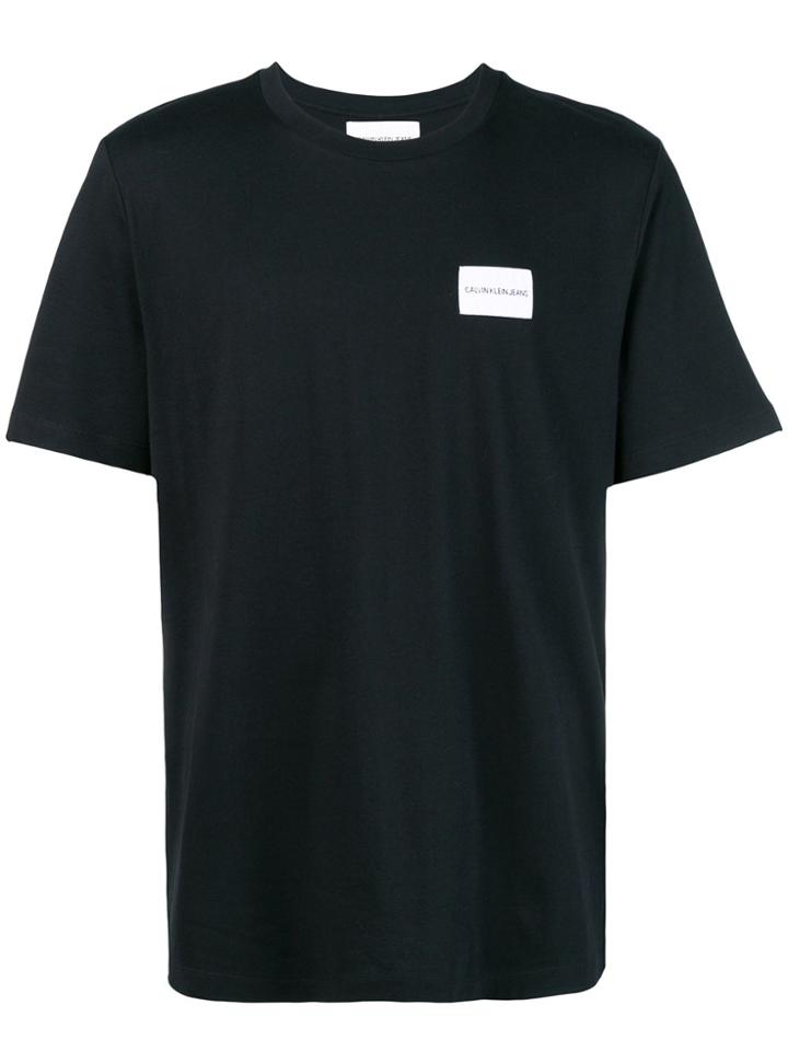 Calvin Klein Jeans Shine And Matte T-shirt - Black