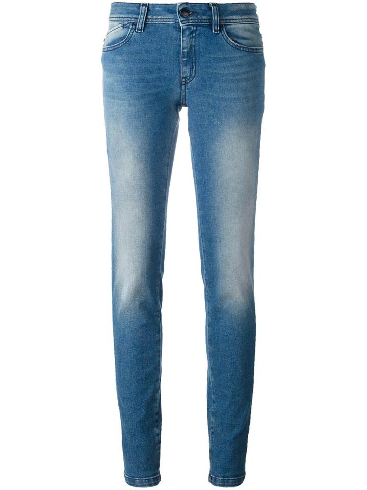 Just Cavalli Low Rise Skinny Jeans, Women's, Size: 29, Blue, Cotton/spandex/elastane