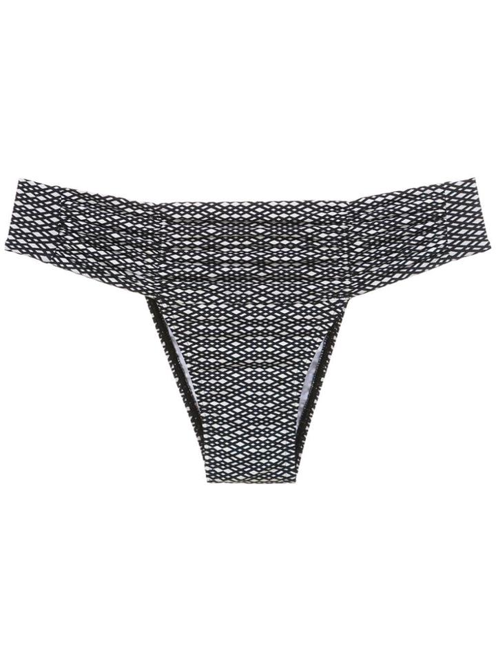 Track & Field Draped Bikini Bottoms - Black