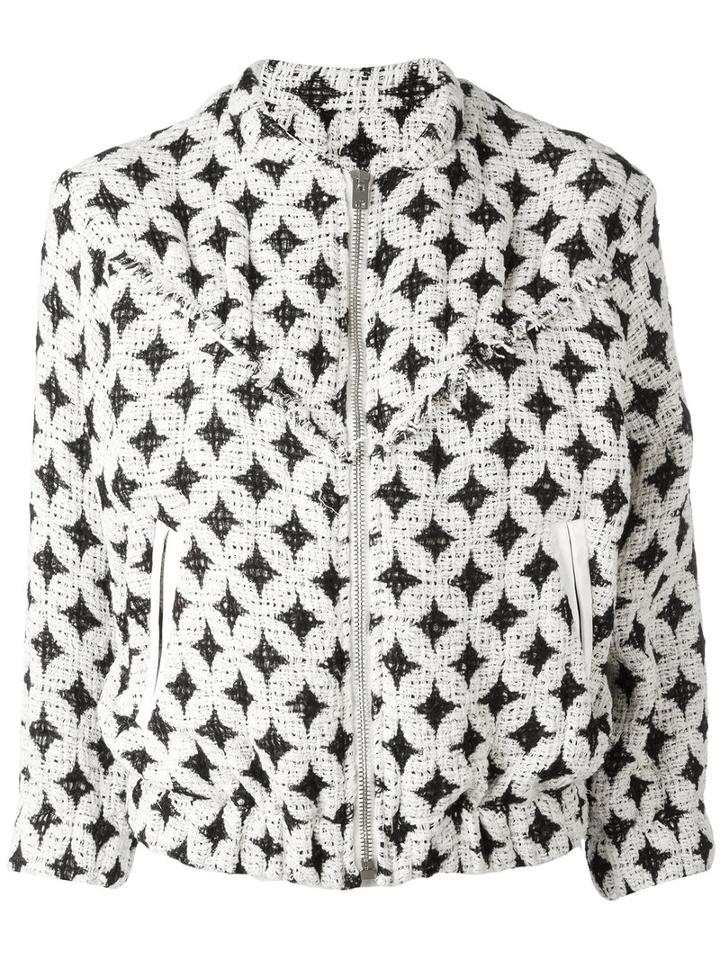 Iro Ferdy Bomber Jacket, Women's, Size: 38, Black, Cotton/polyester/spandex/elastane/cotton