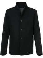 Devoa Button Front Jacket - Black