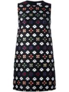 Red Valentino Geometric Embroidery Dress